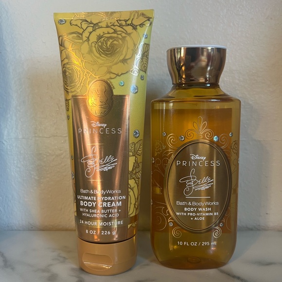 Disney Other - Bath & Body Works Belle Body Cream and Body Wash Set, Brand New, Retired